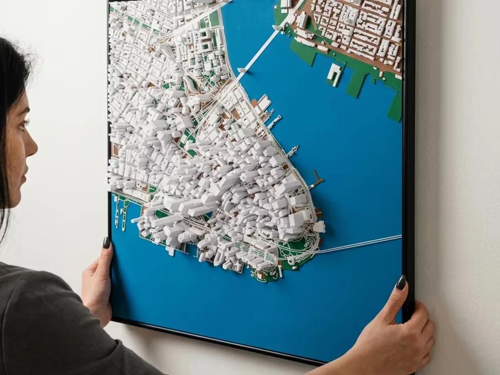 Классическая расцветка городской 3D-модели